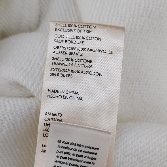 NEW Free People LONG KARA CARDI Full Zip Hoodie Jacket M in White Ecru $128 NWOT - Picture 11 of 11